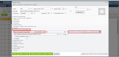 Qual a diferença entre custo de aquisição e custo utilizado na