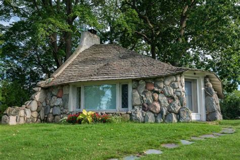 Mushroom Houses of Charlevoix, All Hobbits Welcom