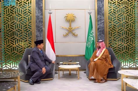 Prabowo Bertemu Pangeran Mbs Di Arab Saudi Bahas Palestina Hingga