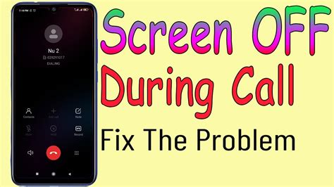 How To Fix Screen Off During Call In Xiaomi Redmi Mi Poco Screen Off