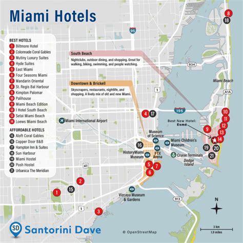 MIAMI HOTEL MAP - Best Areas, Neighborhoods, & Places to Stay