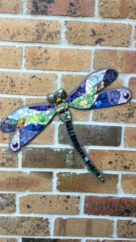 Dragonfly mosaic | Mosaic crafts, Mosaic, Crafts