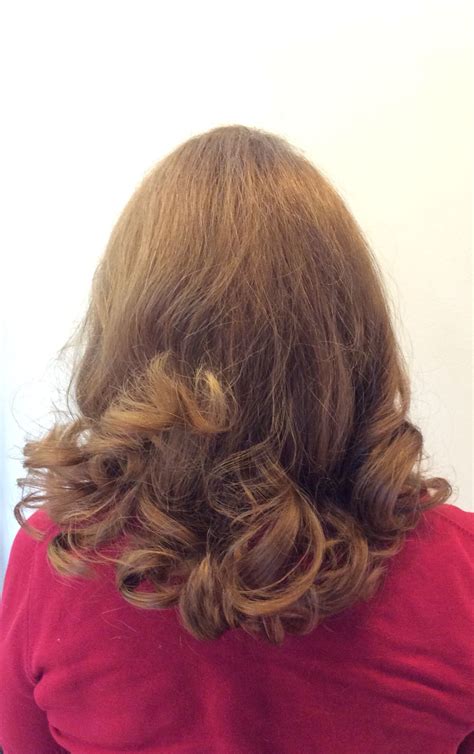 Week Hot Roller Set Model Long Hair Styles Roller Set Hot Rollers