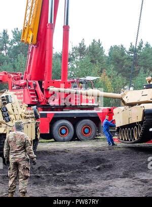 An Army M Abrams Tanks Belonging To The Rd Battalion Th Armored