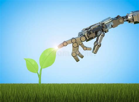 Ecology Technology Concept Stock Illustration Illustration Of