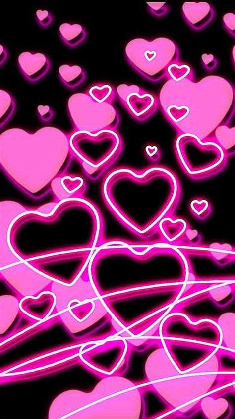 Share more than 90 hot pink heart wallpaper super hot - in.coedo.com.vn