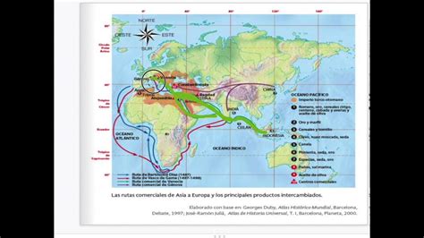 Explicación De Las Rutas Comerciales Entre Europa Y Asia Youtube