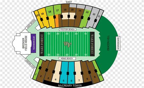 Game Product Design Stadium Aircraft Seat Map Wake Forest College