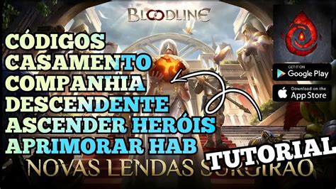 Bloodline Heroes of Lithas CÓDIGOS EXPLICANDO CASAMENTO COMPANHIA