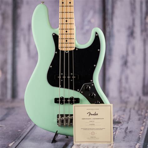 Fender American Performer Series Jazz Bass Maple Satin Surf Green For Sale Replay Guitar