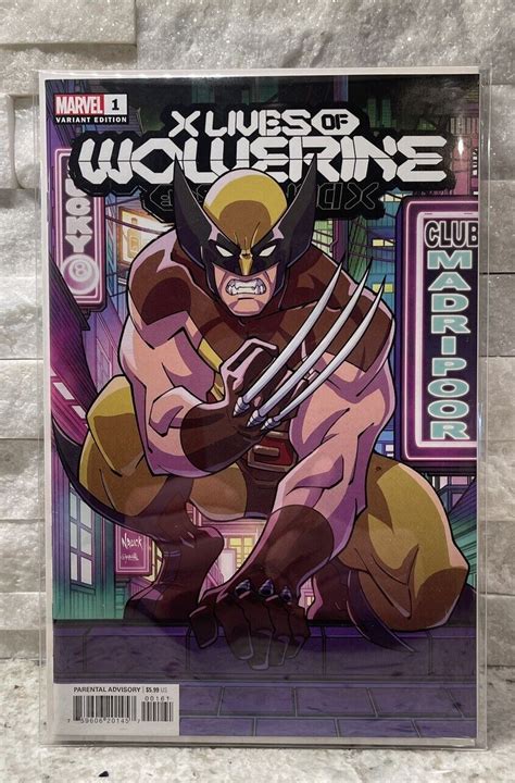 X Lives Of Wolverine 1 2022 NM Marvel 1 25 Nauck Animation Variant