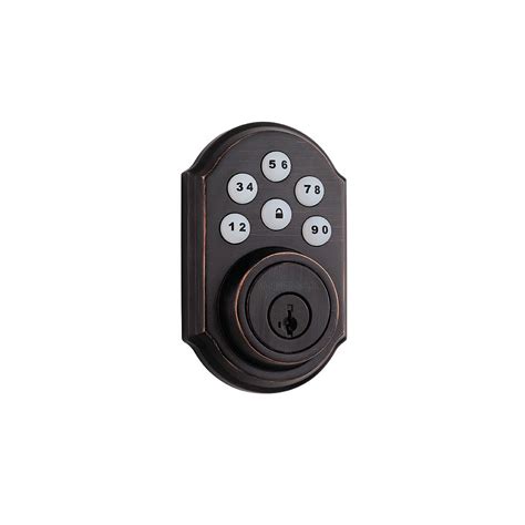 Weiser Smartcode 5 Venetian Bronze Keyless Entry Deadbolt The Home Depot Canada