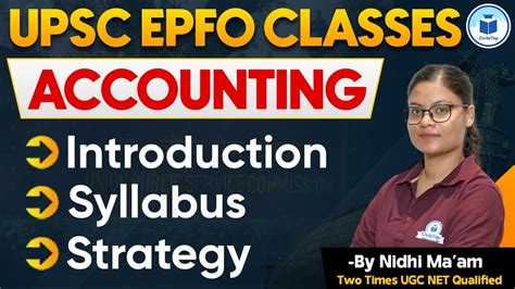 Upsc Epfo Classes Accounting Detailed Syllabus Preparation