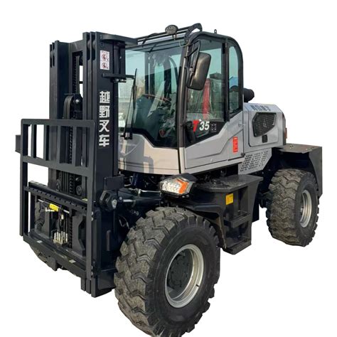 4 Wheel Drive Off Road Forklifts Rough Terrain Forklift 4x4 Off Road Forklift Ce China Off