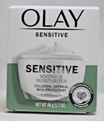 Olay Sensitive Soothing Moisturizer Colloidal Oatmeal Skin Protectant 1 7 Oz Ebay