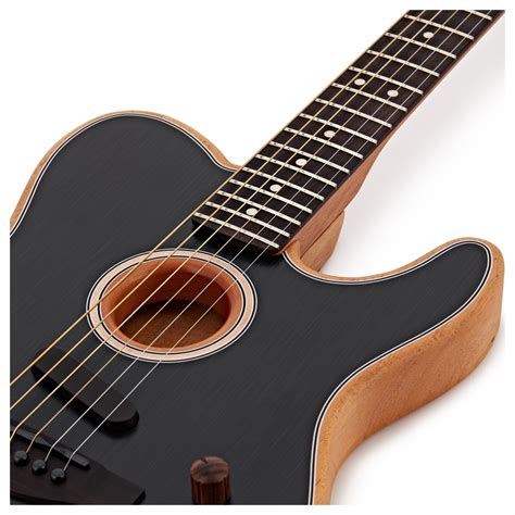 Fender Acoustasonic Player Telecaster Brushed Black At Gear4music