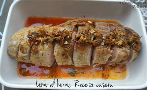 Lomo Al Horno Receta Casera