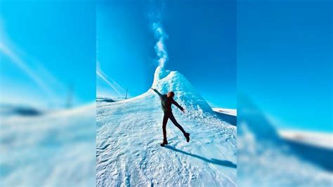 Spectacular 45-foot-tall 'ice volcano' appears in Kazakhstan | Live Science