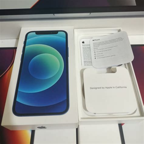 Jual Dus Box Original Iphone Mini Blue Copotan Shopee Indonesia