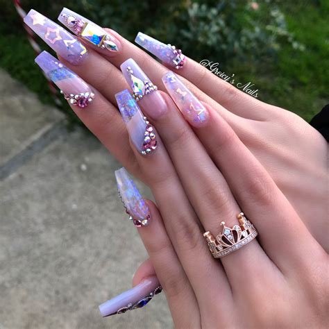 Lavander Nails Makeup Nails Art Glam Nails Hair And Nails