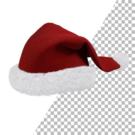 D Render Gorro De Pap Noel Png Archivo Psd Premium