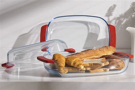 Ikoo Clear Glass Baking Dish Set For Oven With Silicon Handle - Buy Glass Baking Dish Set For ...