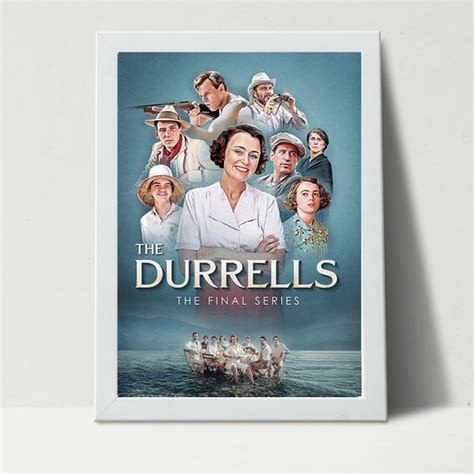 Poster Emoldurado A3 The Durrells Serie Elo7 Produtos Especiais