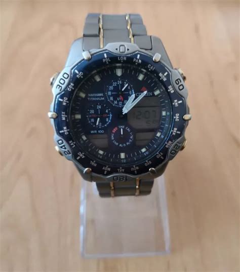 Citizen Promaster Navihawk Chronograph Titanium C300 Rarität Top Eur 30000 Picclick Fr