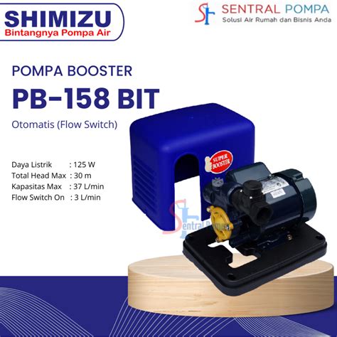 jual pompa booster  watt shimizu pb  bit mesin pendorong air pb