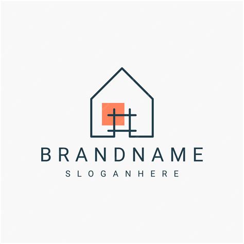 Premium Vector Simple Home Icon House Logo Linear Style