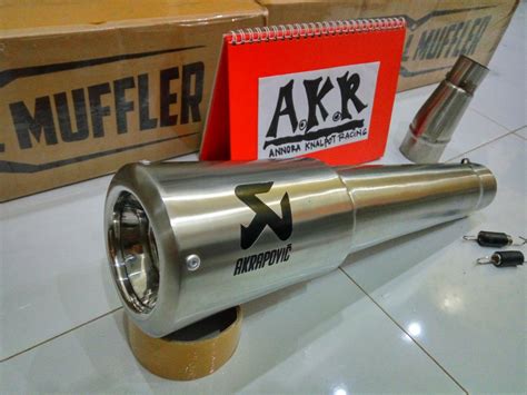 Jual Knalpot Akrapovic M1 Ninja250fi Ninja 250 Karbu Z250 Slip On Di