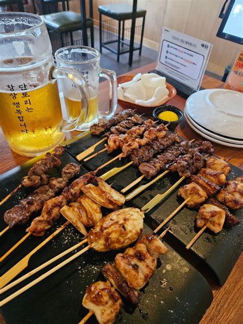 마곡발산역 맛집 단토리 생맥주 1900원 가성비 넘치는 일본식 이자카야 꼬치구이 네이버 블로그