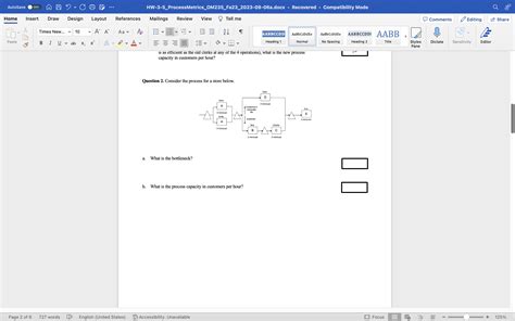 Home Insert Draw Design Layout References Mailings Chegg