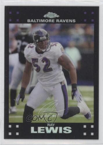 2007 Topps Chrome Refractor Ray Lewis TC95 HOF EBay