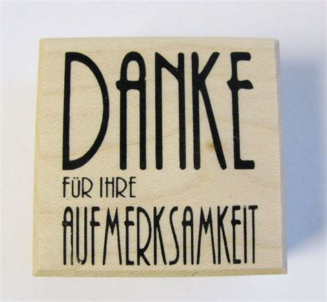 Danke Fuer Eure Aufmerksamkeit