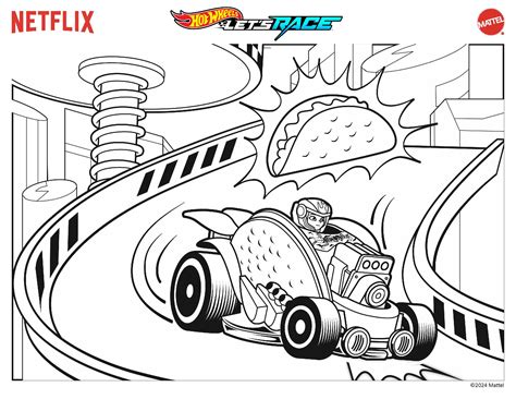 Printable Coloring Pages Hot Wheels