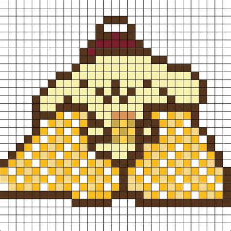 An Image Of A Cross Stitch Pattern With Some Food On It