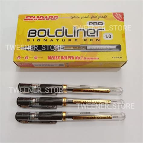 Jual 1PCS Standard Boldliner Pro 1 0mm Signature Pen Bolpen Pulpen