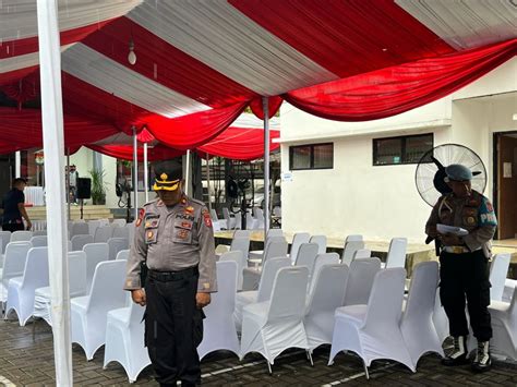 Polda Banten Laksanakan Pengamanan Rapat Pleno Rekapitulasi