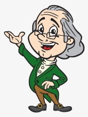 12 Apr - Benjamin Franklin Cartoon Drawing Transparent PNG - 308x399 ...