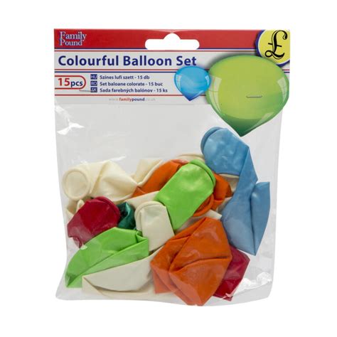 Set Baloane Colorate 15 Buc Pachet