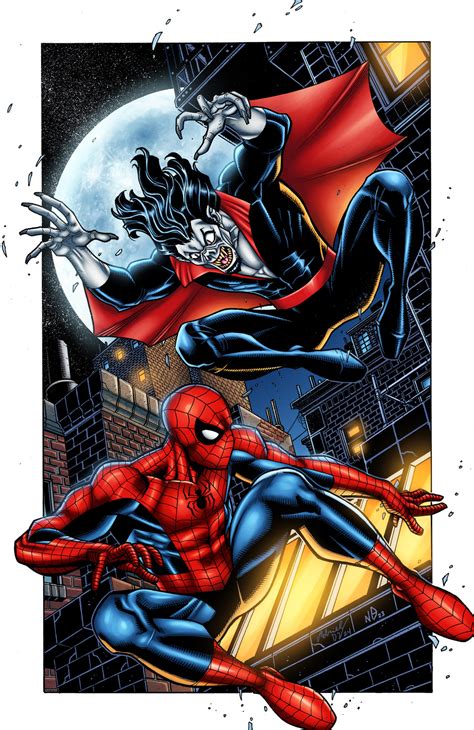 Spider Man Vs Morbius Colors Sample By Adrieldallavecchia On Deviantart