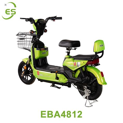 2 Wheel Cheap New 350W 48V Electric Moped Bike with Pedals Electrica