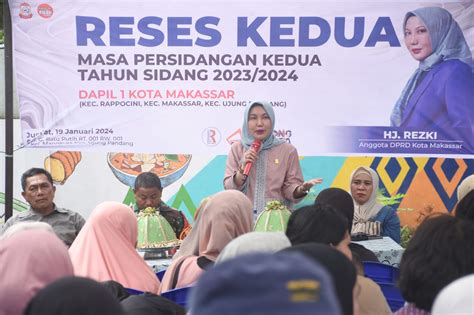 Hj Rezki Serap Aspirasi Di Kelurahan Mangkura Dan Pisang Utara Warga