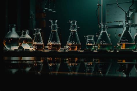 Premium Ai Image Chemical Synthesis Lab