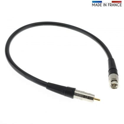 AUDIOPHONICS CANARE Câble numérique coaxial 75ohm BNC RCA 0 5m