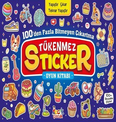 T Kenmez Sticker Oyun Kitab Den Fazla Bitmeyen Kartma