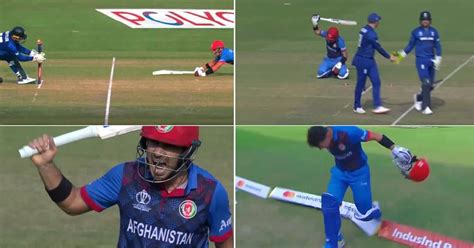 ENG Vs AFG Watch Rahmanullah Gurbaz Absolutely Angry After Getting