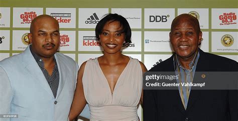 Kaizer Jr., Jessica and Kaizer Motaung attend the... News Photo - Getty ...