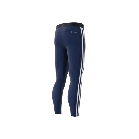 Legging Long Adidas Techfit 3 Stripes Mens Apparel Running Teamwear